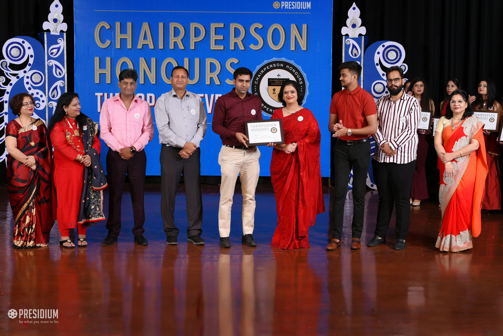 Presidium Rajnagar, CHAIRPERSON HONOURS’19: TEACHERS RECEIVE THE MOST PRESTIGIOUS HONOUR